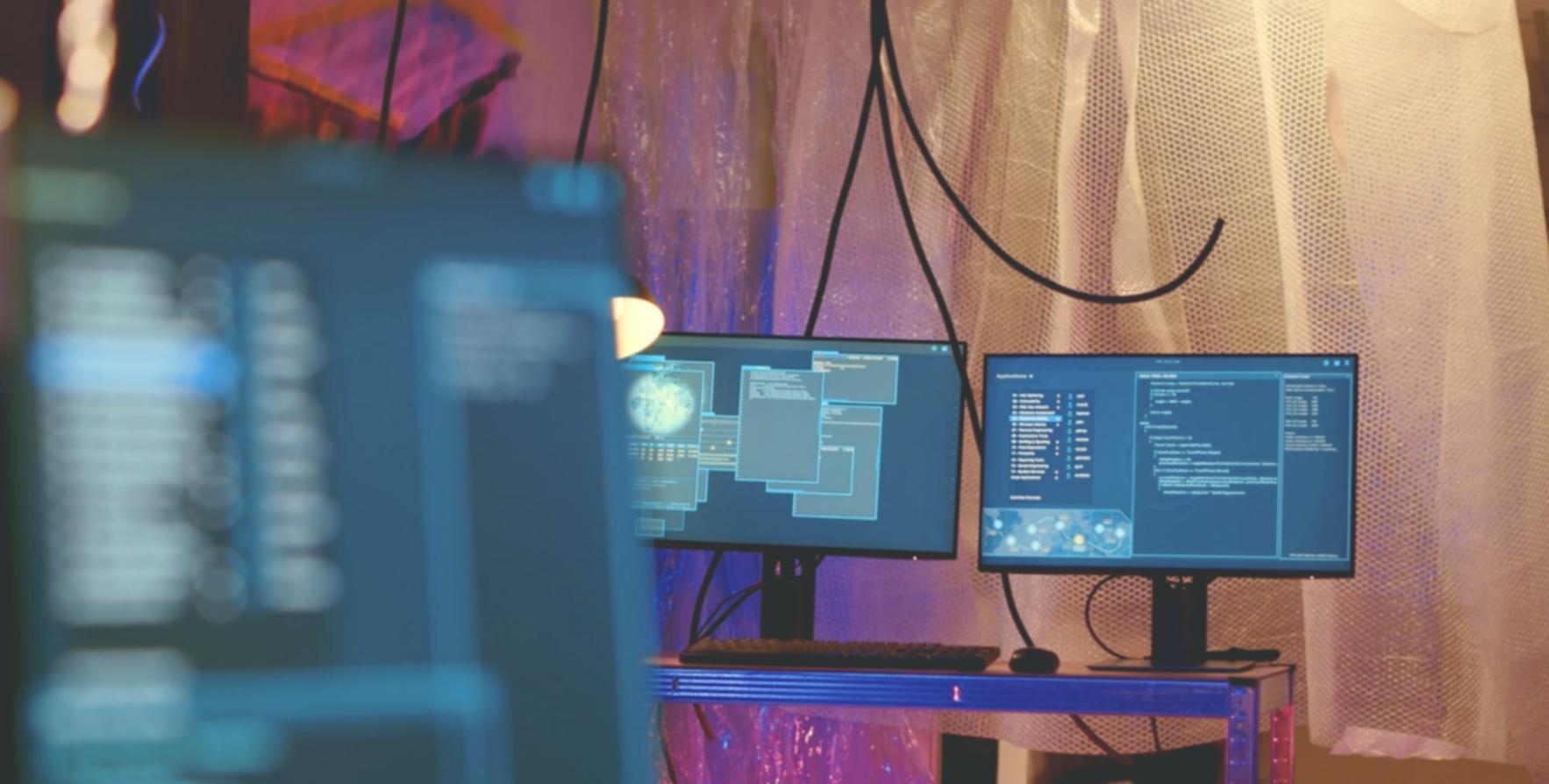 Environnement 3D créé par nos étudiants